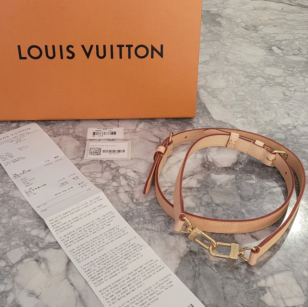 Louis Vuitton Adjustable Crossbody Strap - Natural Vachetta